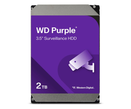 Dysk wewnętrzny WD Purple 2TB SATA 3,5" 256MB 5400RPM WD23PURZ
